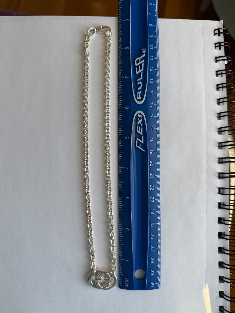 Gucci GG interlocking Gs chain necklace Excellent condition. Pouch and box incl. - Picture 5 of 9